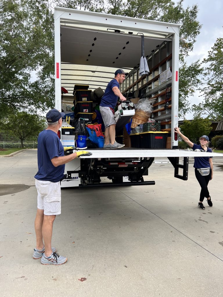 corporate event staff onsite at company picnic