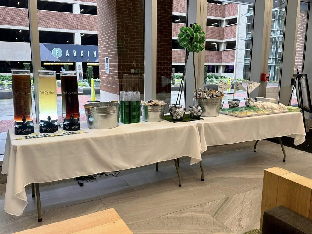 Spring employee event; Master's week