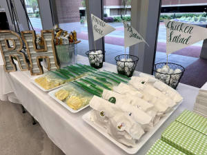 Master's themed employee appreciation lunch