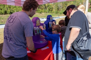 Pucker Powder station at company picnic