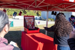 Midway game at a company picnic in Georgia