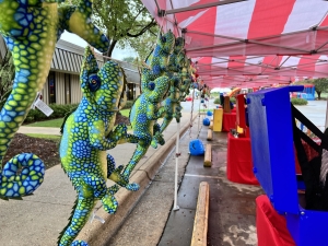 Midway game prizes at company picnic 